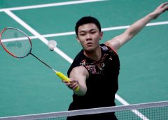 Lee Zii Jia in action during men’s singles match against Ade Resky Dwicahyo of Azerbaijan at the Toyota Gazoo Racing Thailand Open 2022 badminton tournament in Nonthaburi, Thailand. - EPA PIC